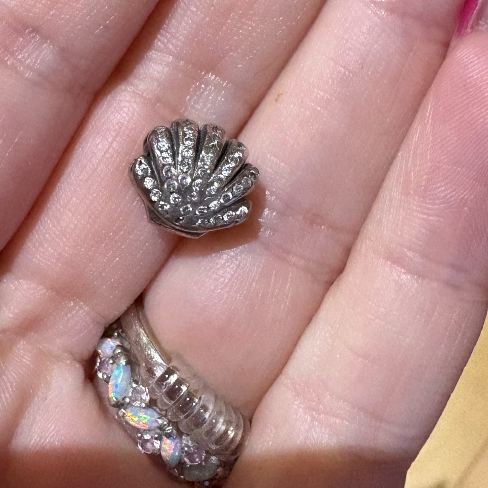 925 Sterling Silver Disney Ariel Seashell